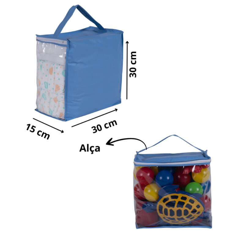 Kit Organizador Brinquedos Reforçado Multiuso