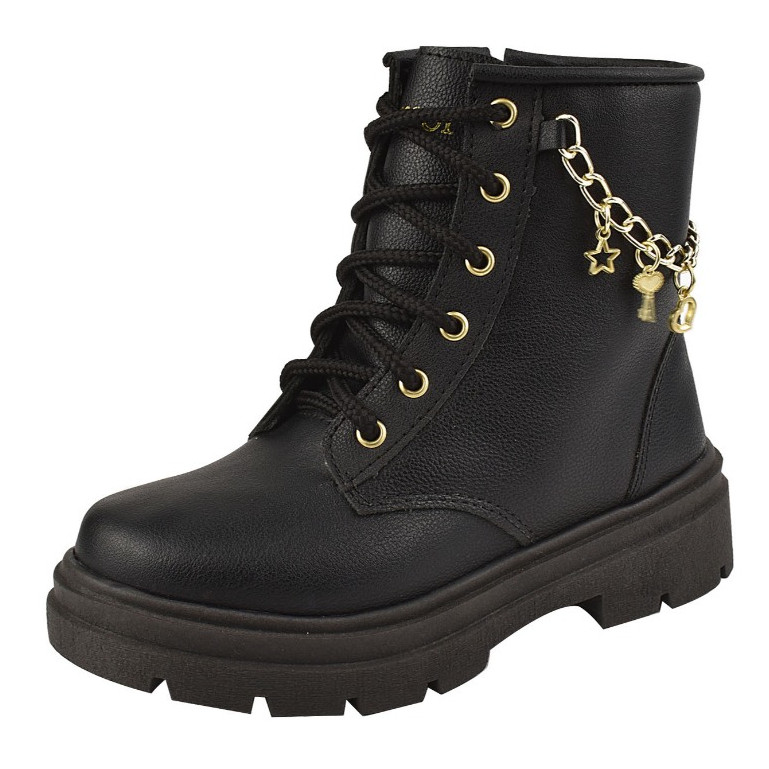 Bota coturno Infantil Feminino blogueirinha Confor