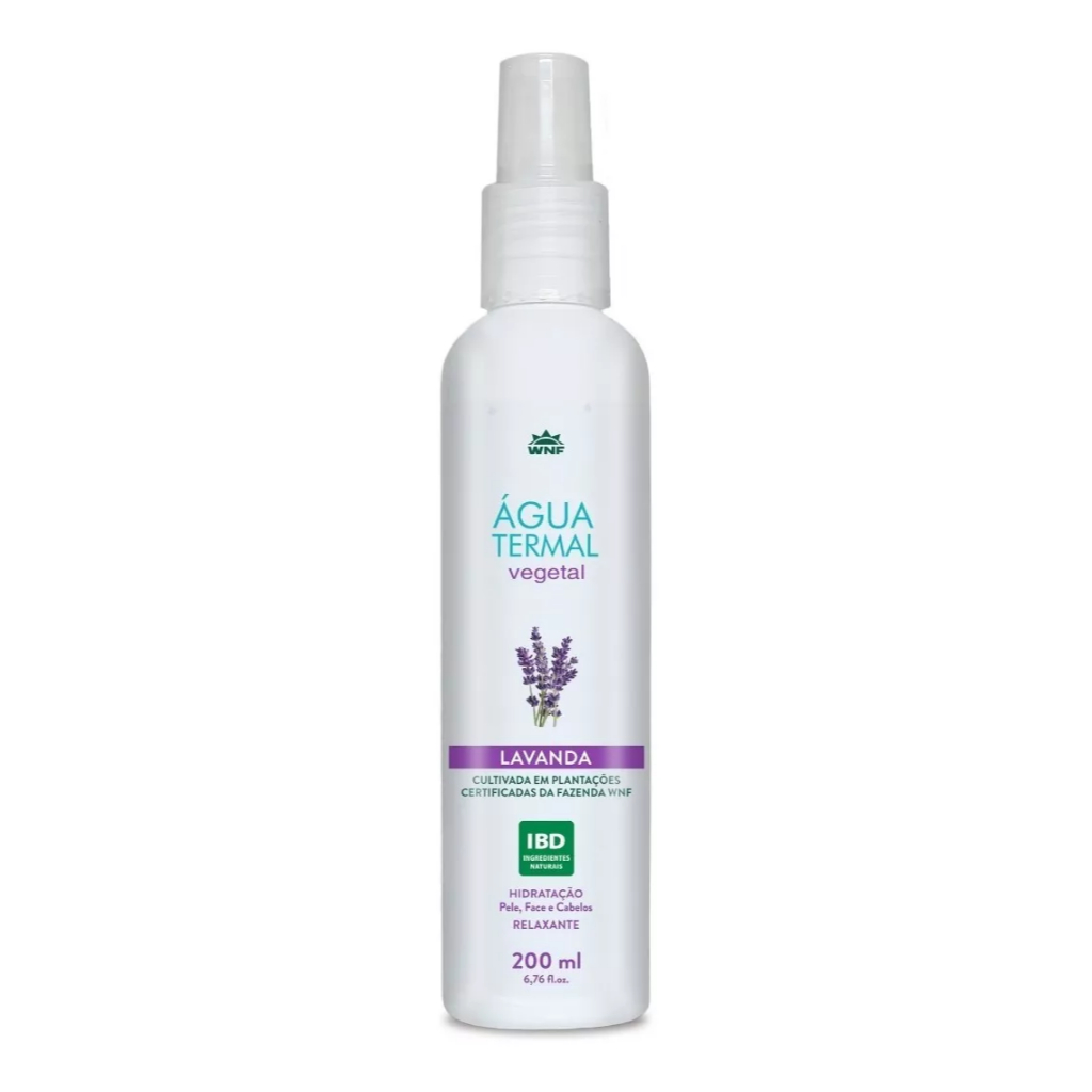 Água Termal WNF Spray Lavanda 200ml (Vegano) – WNF