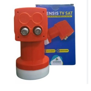 Lnbf Duplo Universal Alto Ganho Para Antenas