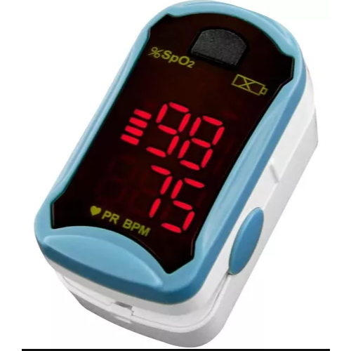 Oxímetro Digital para dedo G-Tech LED branco/azul