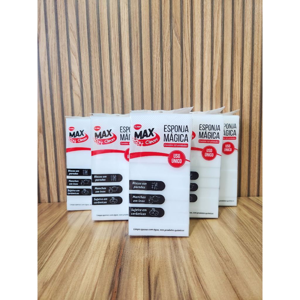 Esponja Mágica Kit 10/20/30/50 Unidades Limpeza e Tira Manchas