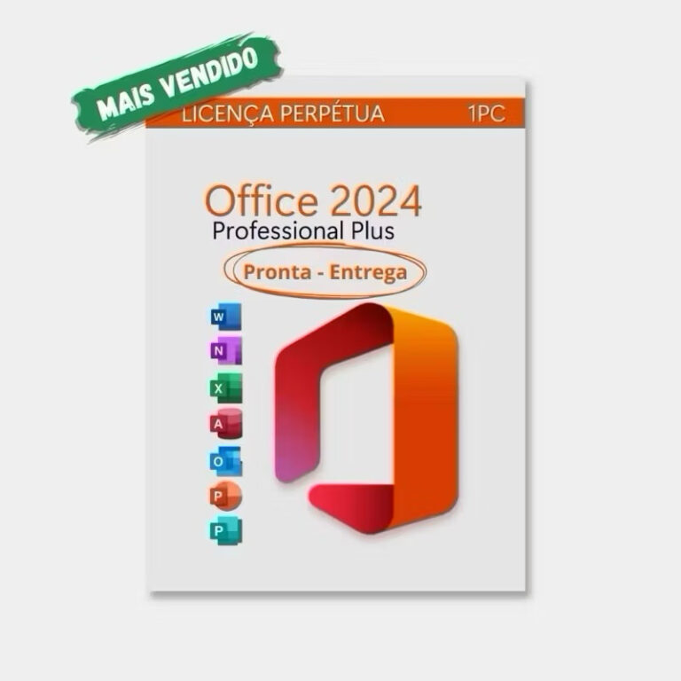 Pacote Office 2024 Pro Plus Vitalicio PC/MACBook