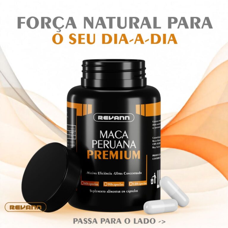 Maca Pura Premium 60 e 120 cápsulas