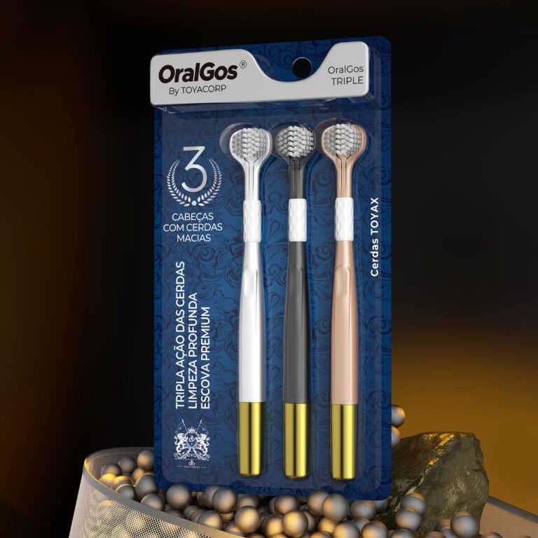 ORALGOS TRIPLO Escova de Dente 3 Lados – 3 u