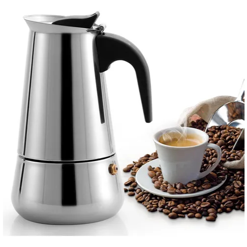 Cafeteira Italiana Inox Espresso Maker 4/6/9 Xíca