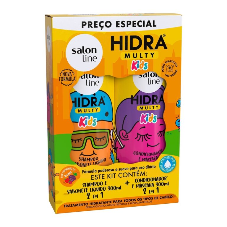 Kit Shampoo + Condicionador Hidra Multy Kids Salon