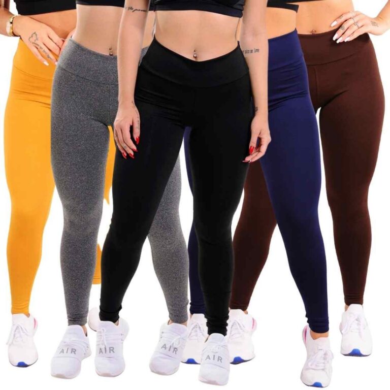 Calça Legging Flanelada P ao G3 Forrada Por Dentr