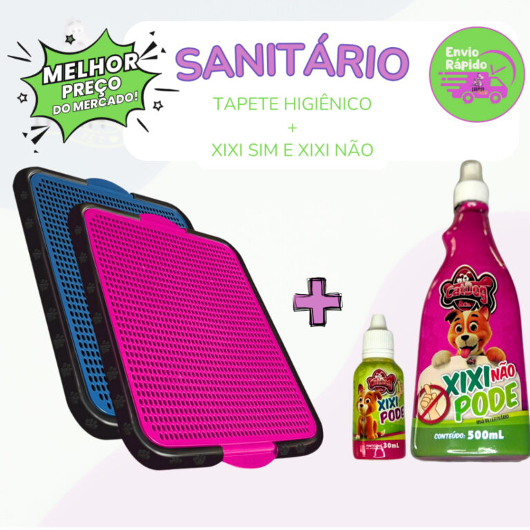 Kit Sanitário Higiênico Canino Pet+Educador Pet 