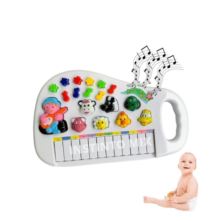 Teclado Piano Infantil Musical Com Som De Animais 