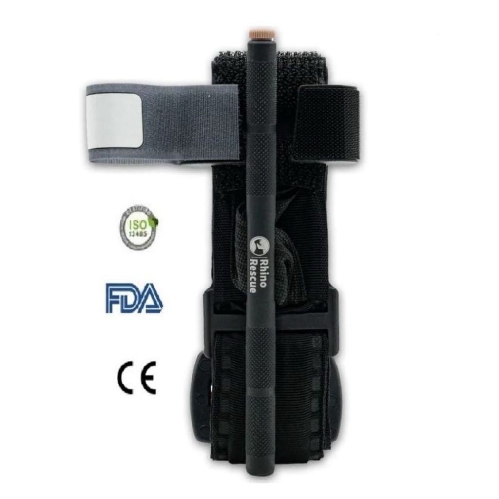 Torniquete ORIGINAL RHINO RESCUE Haste em Alumínio Aeronático IFAK APH MARCH FDA CE ISO ANVISA