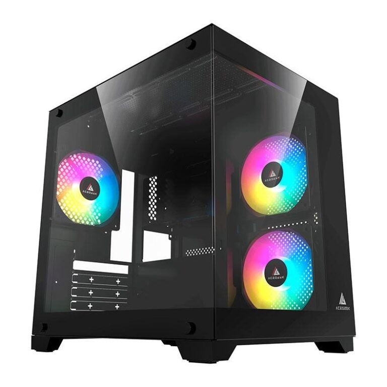Gabinete Gamer Acegeek Gimli, Rainbow, Mid-Tower, 