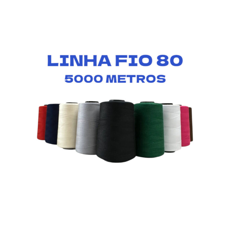 Linha fio 80 cone 5000 metros – Costura,Bord