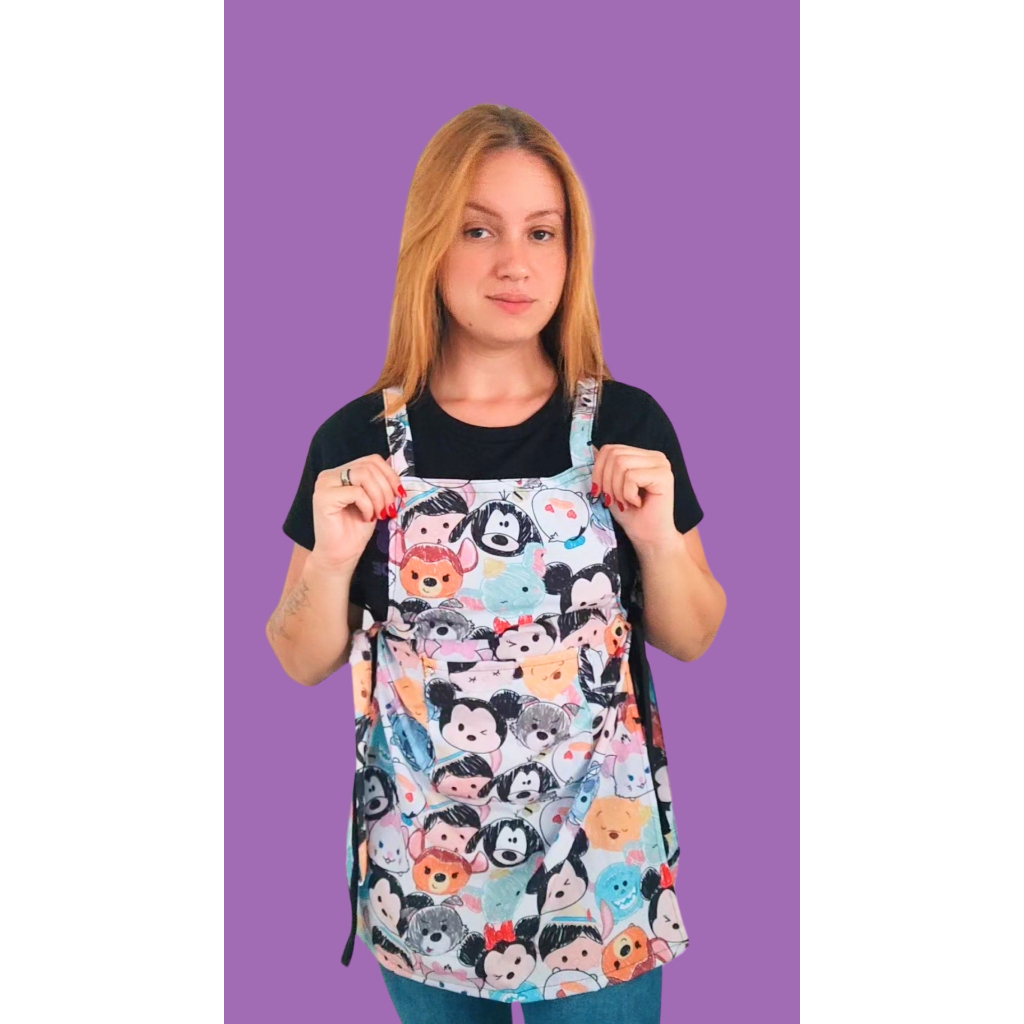 Avental Bata Estampado Professora