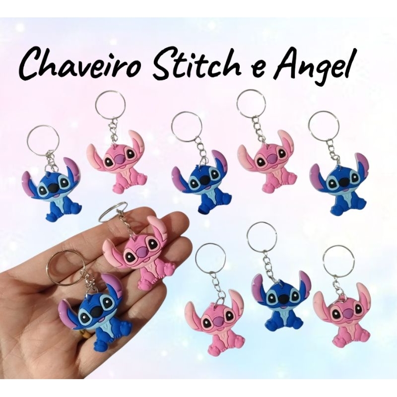 Chaveiro Stitch – kit com 10/40 unidades – lembrancinha stitch para aniversário