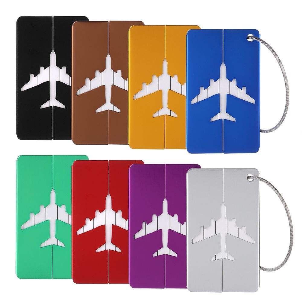 Aluminum Alloy Waterproof Luggage Tag Bag Bagagem À Prova Dágua Nome Da Mala Endereço Etiqueta Acess