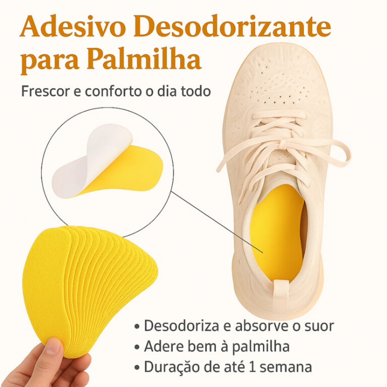 KIT 30 Adesivos Para Palmilha de Sapato  Anti Suor