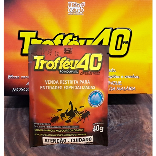 Trofféu 40PM Solução Prática Contra Escorpiõ