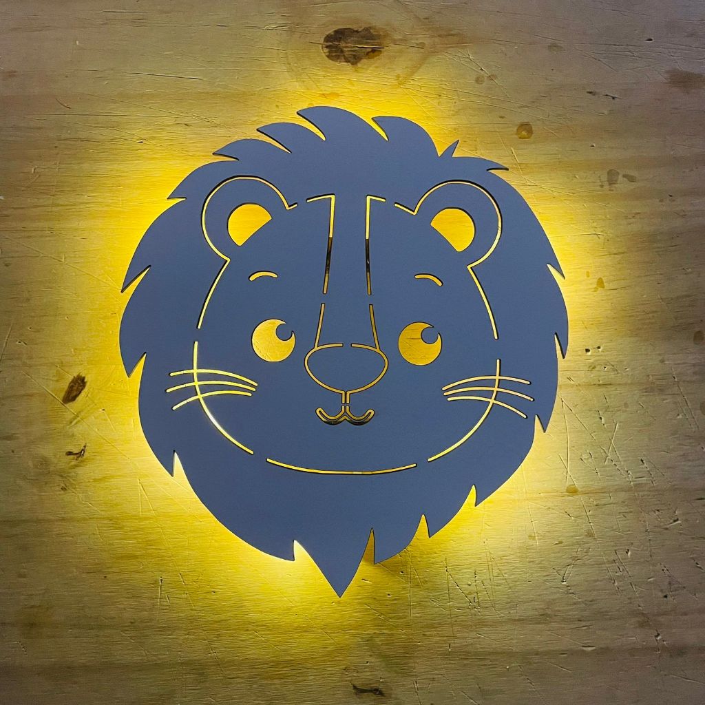 Luminária Safari / Animaizinhos Com LED / Fazendinha Iluminada