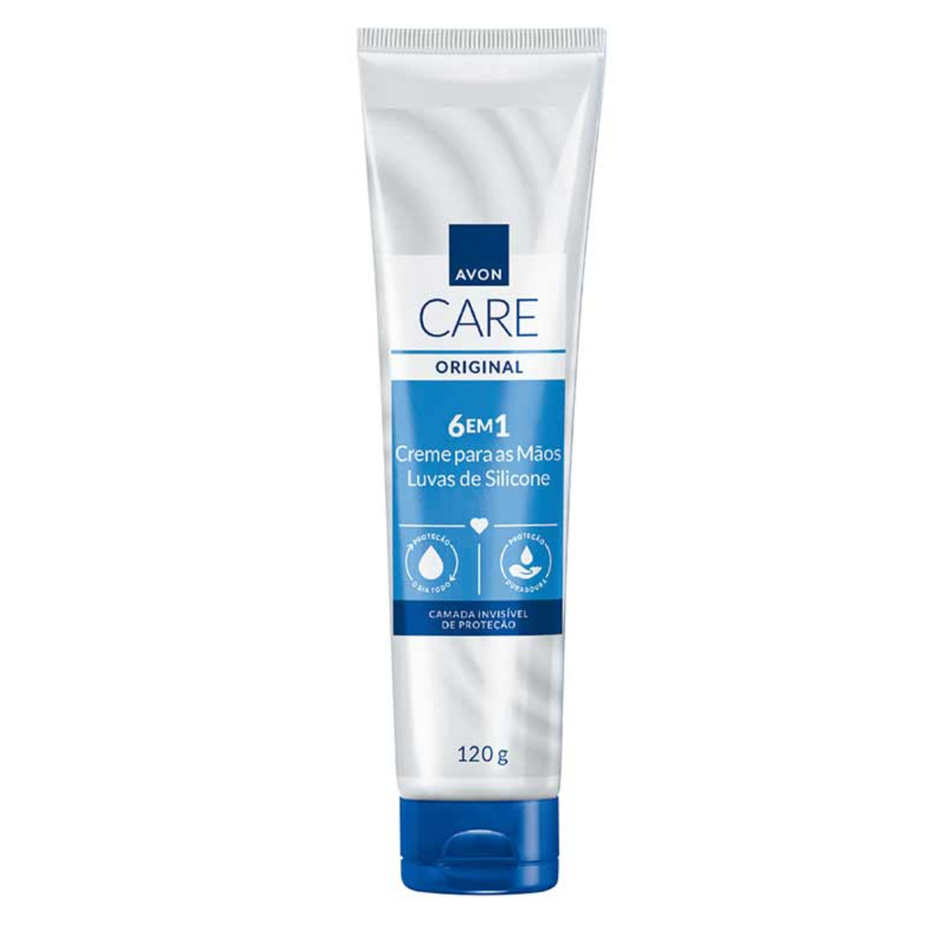 Avon Care Luva de Silicone Creme para as Mãos Original 120g Promoção Creme para Mão Top