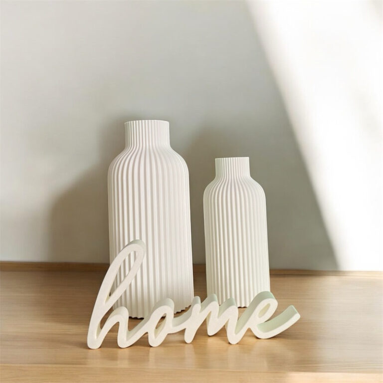 Kit Decorativo Minimalista Home  2 Vasos Cachepot 