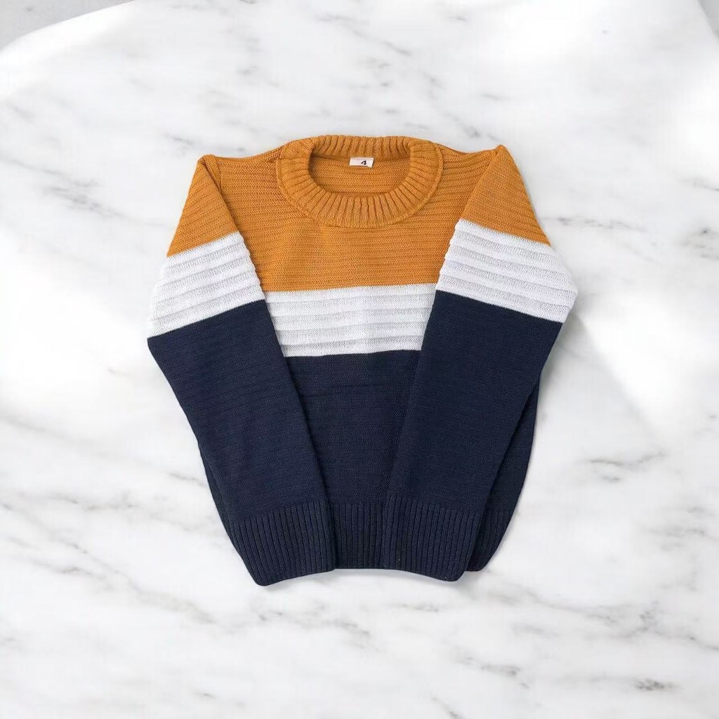 Suéteres Camisola de inverno moda de malha para meninos espessadas