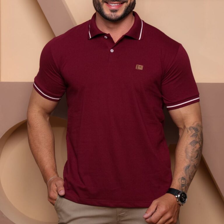 Camisa  Gola Polo  Alta Qualidade 100% Algodão Ca