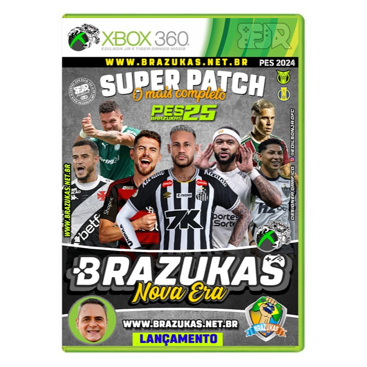 PES 2025 BRAZUKAS JULHO XBOX 360