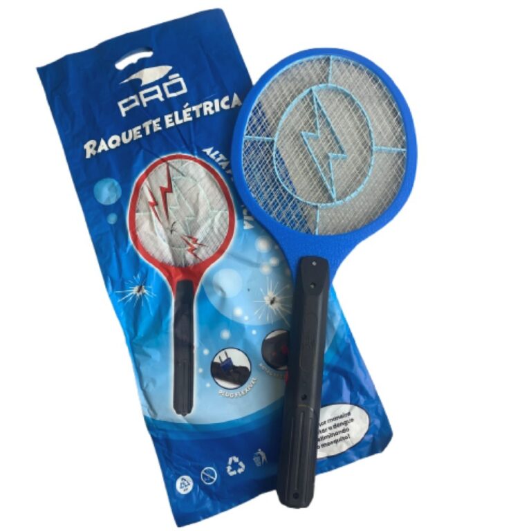 Raquete Elétrica Mata Mosquito 110V 220V BIVOLT