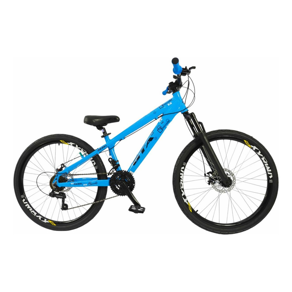 Bicicleta Aro 26 Gta Freerider 21v A Disco Cambios Shimano Cor Verde Tamanho Do Quadro 13