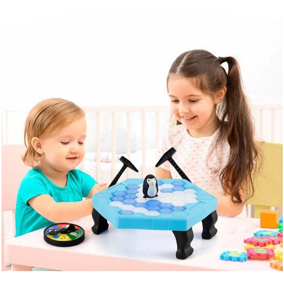 Jogo Quebra Gelo Do Pinguim Brinquedo Divertido Para Criança GRANDE OU PEQUENO