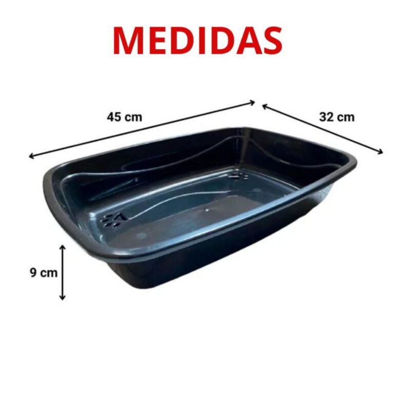 Caixa de Areia Para Gatos Luxo Patas Pet Injet Azu