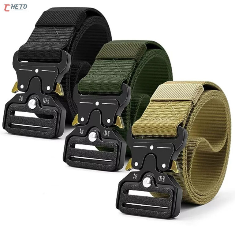 Moda Cinto Largo Masculino Nylon Fivela Liga de Zi