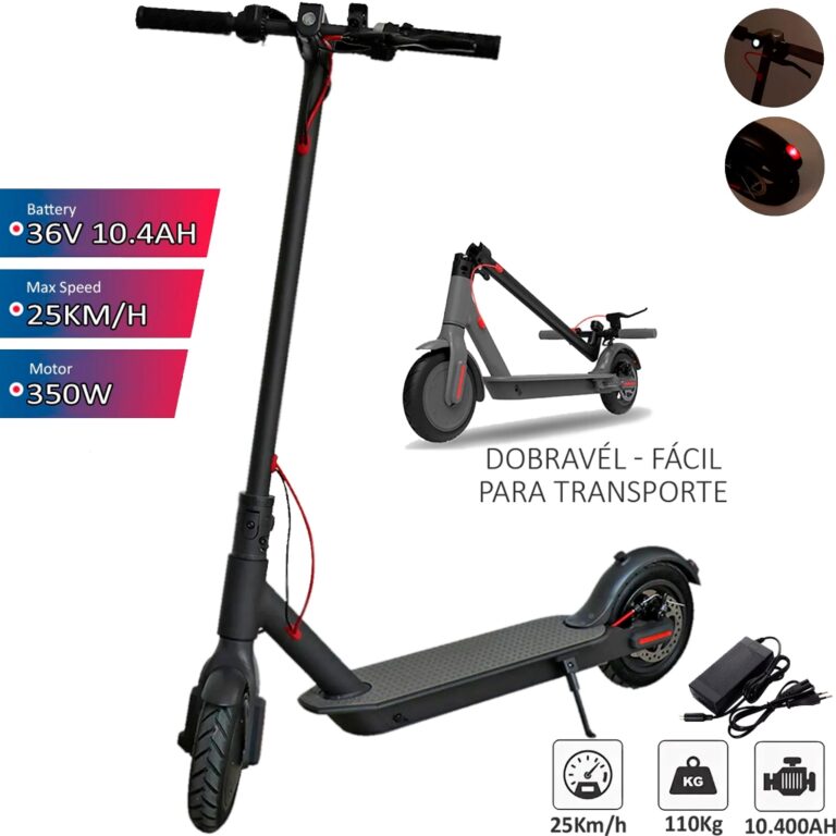 Patinete Elétrico Adulto  Portátil para Adultos 