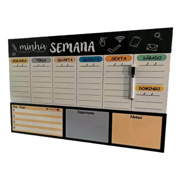 Planner Mensal para Planejamento Escolar 60×4