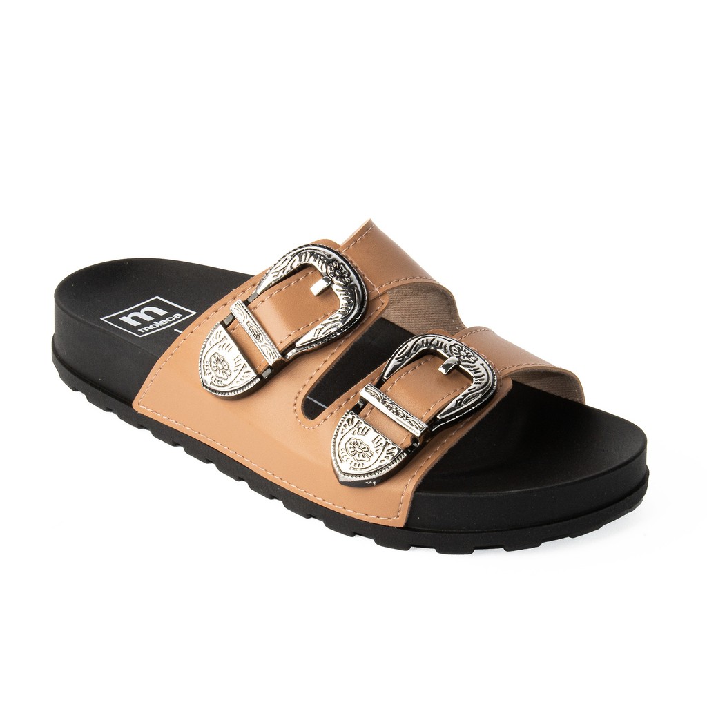 Sandália Moleca Feminina Papete Fivela Tendência 5436-402