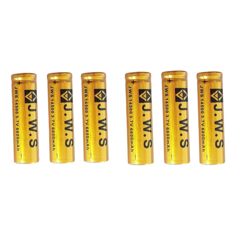 6 Bateria Recarregável Jws 14500 3.7 6800mah Lant