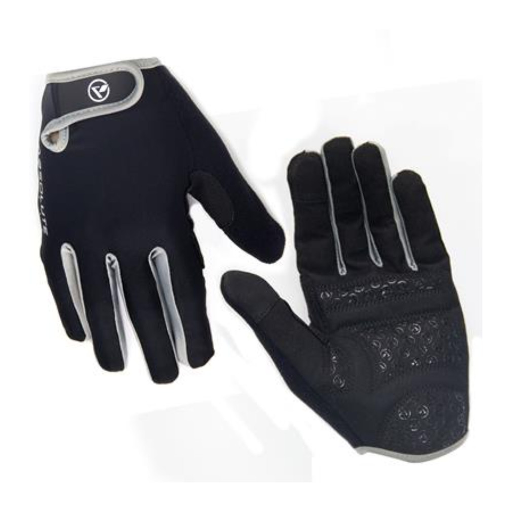 Luva Ciclismo Absolute Outfit Nero Dl Preto/Cinza M