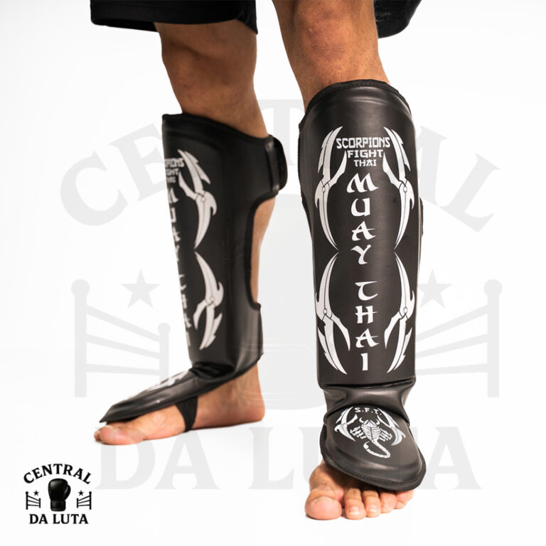 Caneleira Muay Thai Boxe Kickboxing Protetor De Ca