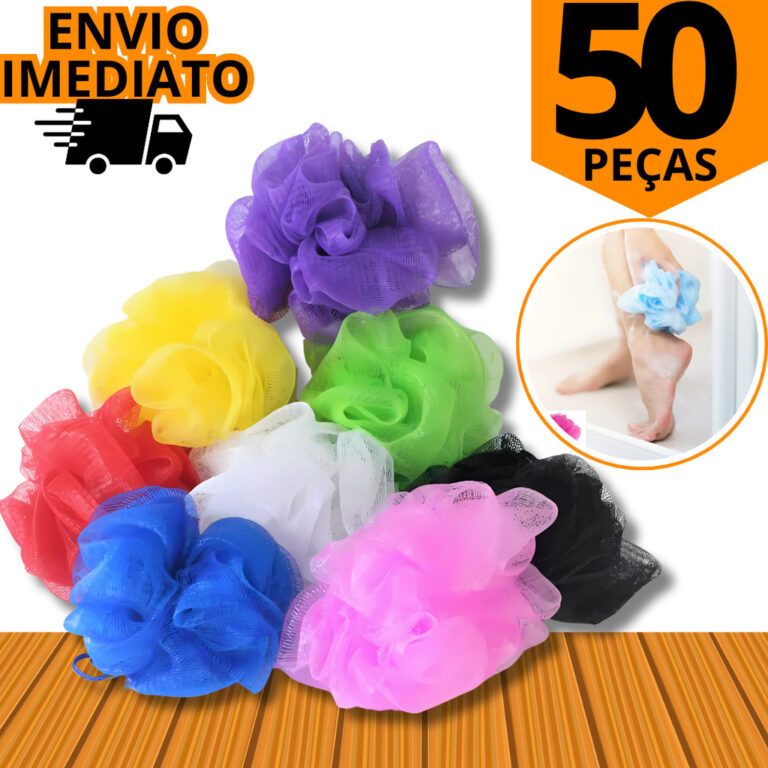 Kit 10 A 50 Esponja Bucha De Nylon Para Banho Maci