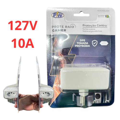 PROTE RAIO GAMER 127V – 10A – PW