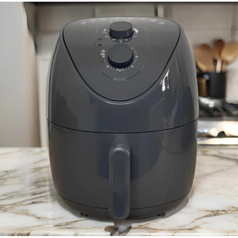Air Fryer 127V Fritadeira Elétrica 4L Rosa Cinza 