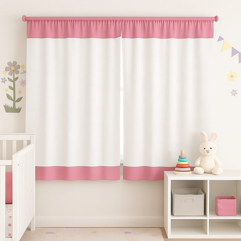 Cortina quarto infantil bebê delicada menino meni