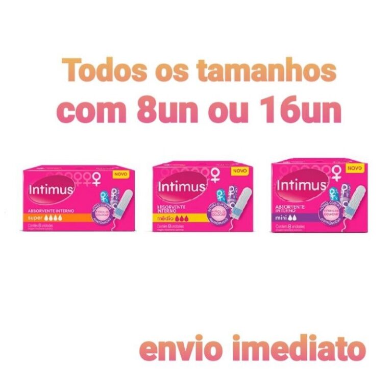 Intimus absorvente interno com 8 ou 16un