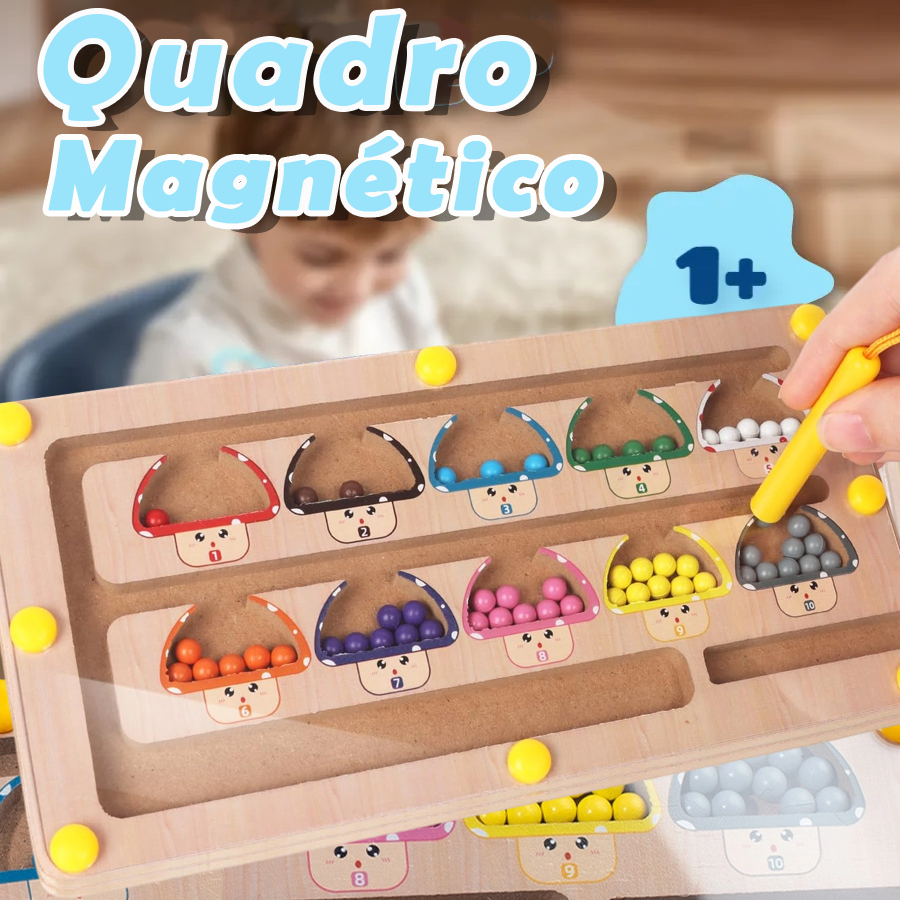 Montessori Jogos De Classificação De Cores Magnéticas Labirinto /Labirinto De Núcleo Magnético Madei