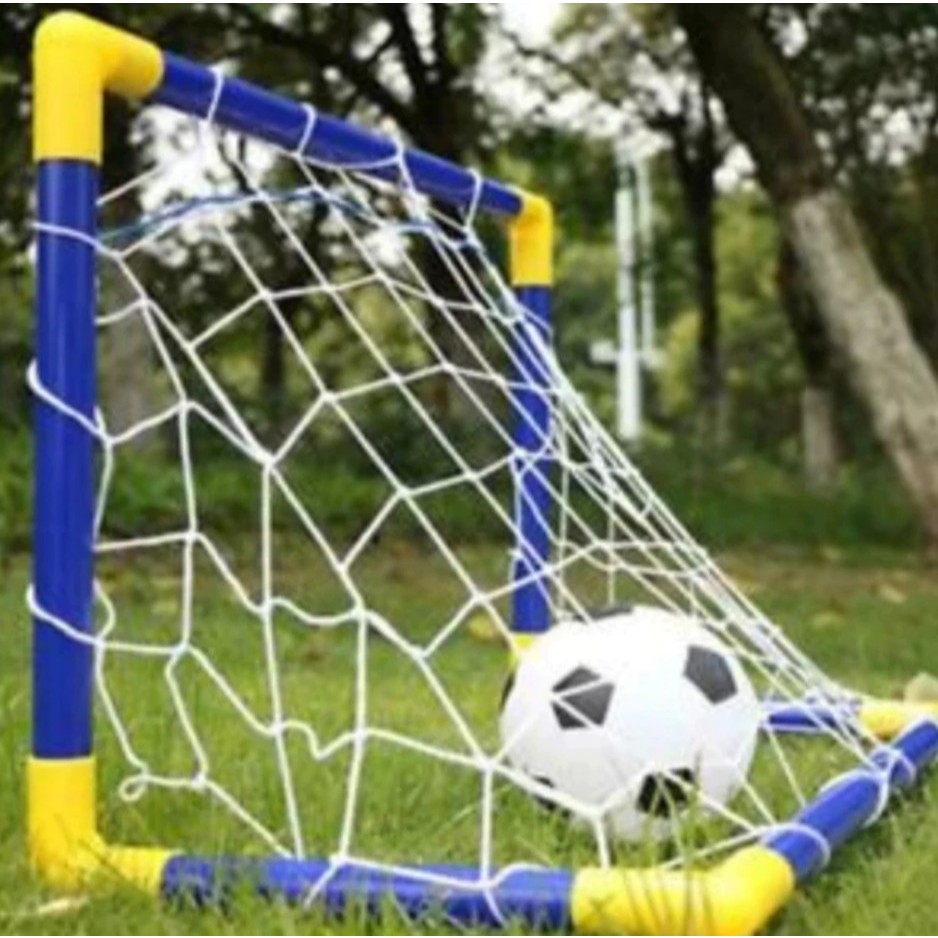Kit Futebol Golzinho infantil Mini Trave de gol Rede e Bola brinquedo para menino Crianca