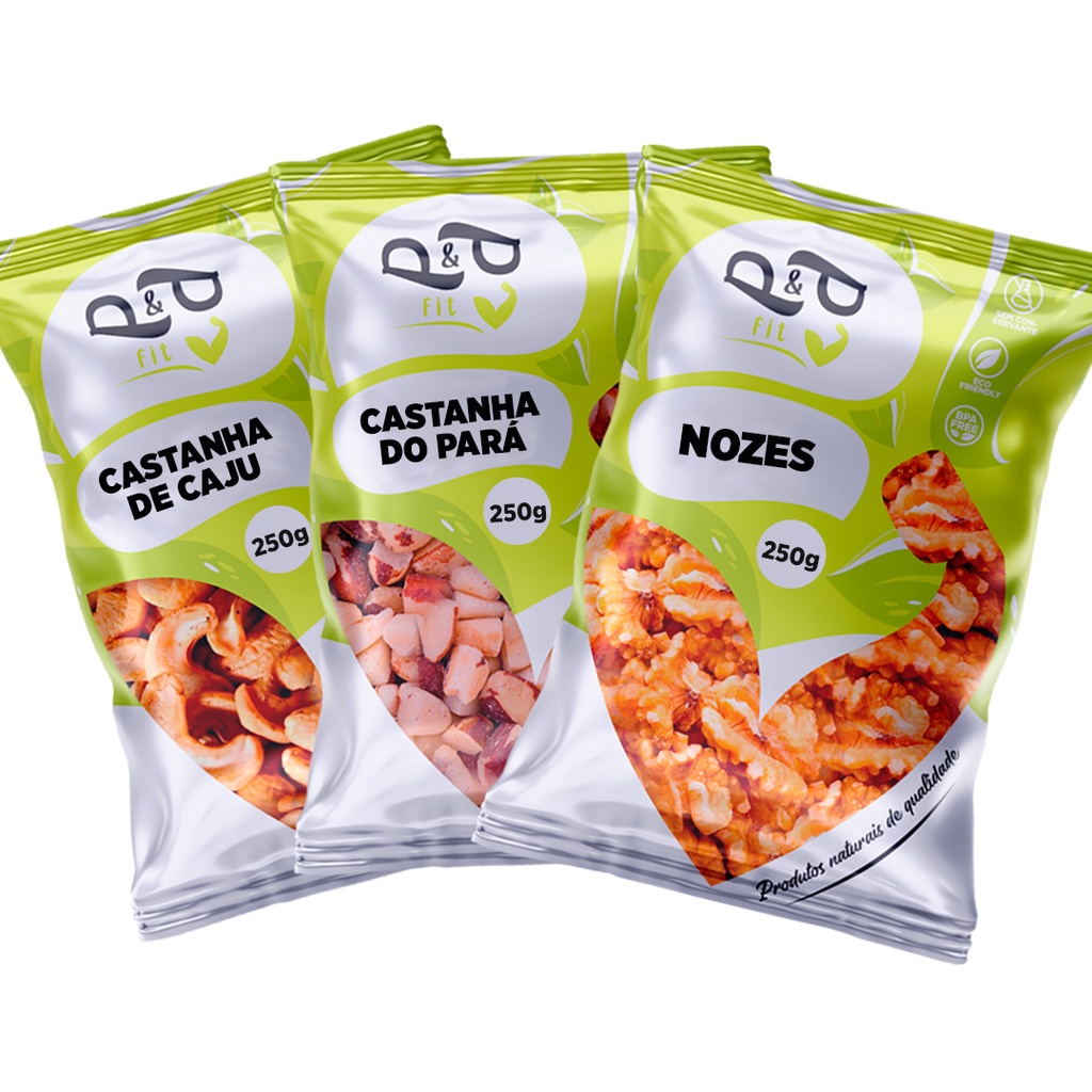 Castanha de Caju Castanha do Pará e Nozes – PEP