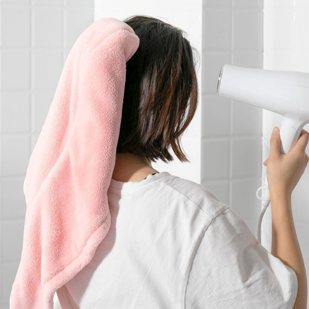 Kit C/3 Toalha Grossa Mágica Microfibras Adequado Para Cabelos Secos Rapidamente Casa Promoção