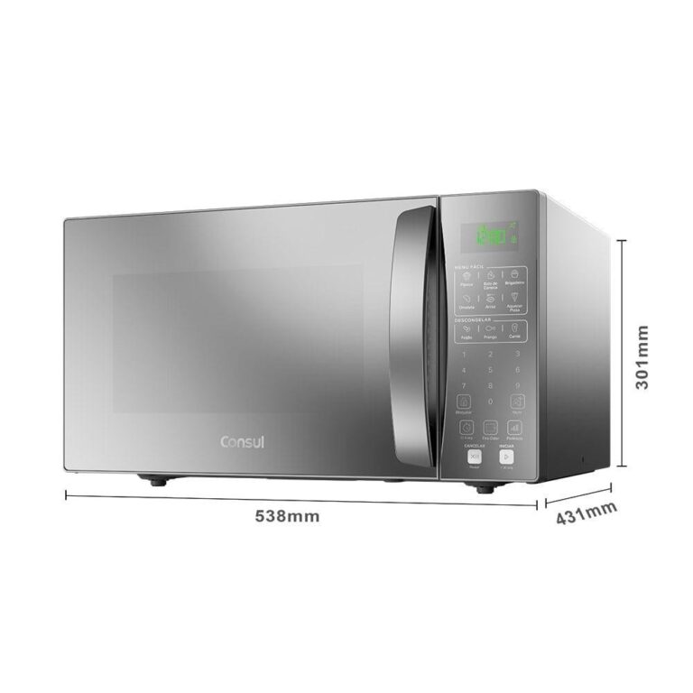 Micro-Ondas Consul 32 Litros CMS46AR, Espelhado, I