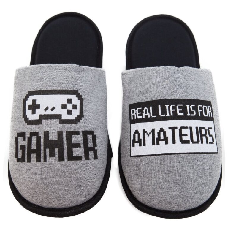 Pantufa Masculina Juvenil Real Life Cotton Day Con